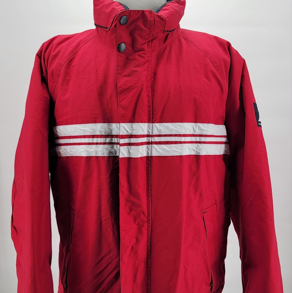 RARE NAUTICA NS/83 Mens XXL Jacket Coat THICK DOWN Fill Sailing Parka Nylon
